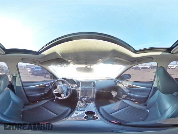 2019 Infiniti Q50 Luxe with VIN JN1EV7AP8KM514379, listed as a Copart auction lot 46948985 with 103,756 mi miles and Salvage title. Bid and sale history available at DreamBid. Image 12.