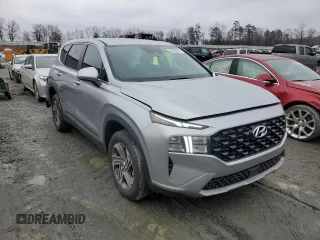 2023 Hyundai Santa Fe SE with VIN 5NMS1DAJ2PH599515, listed as a Copart auction lot 88449505 with 17,781 mi miles and Salvage Title. Bid and sale history available at carsss.com. Image 4.
