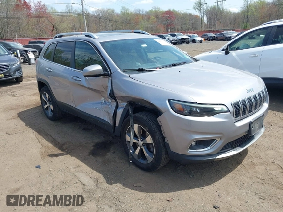 2019 Jeep Cherokee Limited with VIN 1C4PJMDX3KD254825, listed as a IAAI auction lot 42067129 with 120,304 mi miles and . Bid and sale history available at DreamBid. Image 1.