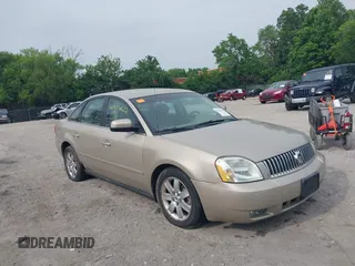 2005 Mercury Montego Luxury z VIN 1MEFM40125G612342, wystawiony jako IAAI lot #42393622 z przebiegiem 248 945 mil mil oraz . Historia ofert i sprzedaży dostępna na DreamBid. Obrazek 1.