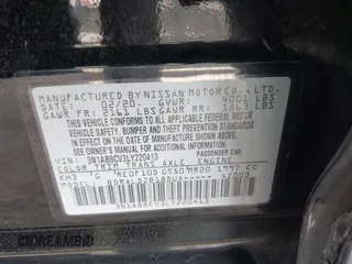 2020 Nissan Sentra SV z VIN 3N1AB8CV3LY220413, wystawiony jako IAAI lot #42128525 z przebiegiem 33 314 mil mil oraz . Historia ofert i sprzedaży dostępna na DreamBid. Obrazek 9.
