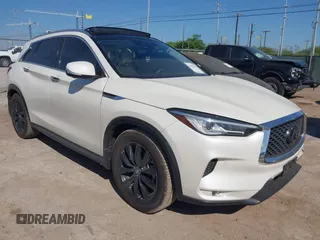 2019 Infiniti QX50 Essential with VIN 3PCAJ5M14KF119529, listed as a IAAI auction lot 42029337 with 88,844 mi miles and . Bid and sale history available at DreamBid. Image 1.