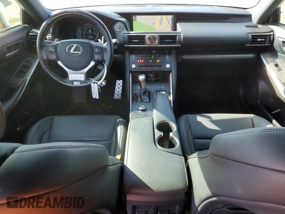 2017 Lexus IS 350 with VIN JTHBE1D24H5028568, listed as a Copart auction lot 77544594 with 98,280 mi miles and Salvage Title. Bid and sale history available at DreamBid. Image 8.