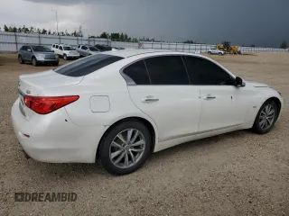 2017 Infiniti Q50 Premium with VIN JN1EV7AR5HM841445, listed as a Copart auction lot 62714425 with 134,161 mi miles and Salvage title. Bid and sale history available at DreamBid. Image 3.