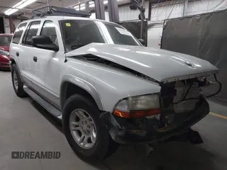 2002 Dodge Durango z VIN 1B4HR58N62F100400, wystawiony jako IAAI lot #41384129 z przebiegiem 125 338 mil mil oraz . Historia ofert i sprzedaży dostępna na DreamBid. Obrazek 1.