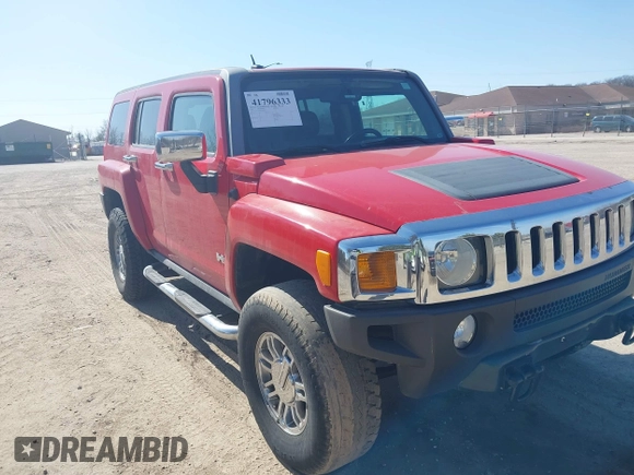 2007 Hummer H3 SUV with VIN 5GTDN13E678142471, listed as a IAAI auction lot 41796333 with 248,289 mi miles and . Bid and sale history available at DreamBid. Image 1.