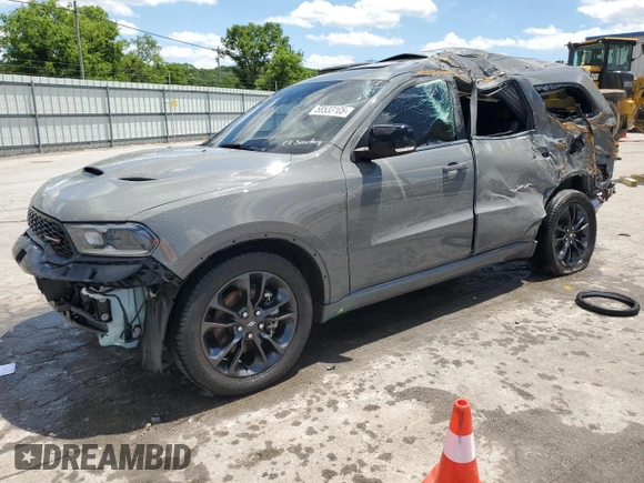 2023 Dodge Durango GT Premium with VIN 1C4RDHDG4PC636107, listed as a Copart auction lot 58533105 with 19,208 mi miles and Salvage title. Bid and sale history available at DreamBid. Image 1.