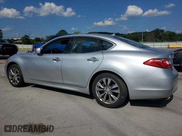 2013 Infiniti M with VIN JN1BY1AP5DM512633, listed as a Copart auction lot 63625755 with 102,190 mi miles and Salvage title. Bid and sale history available at DreamBid. Image 2.