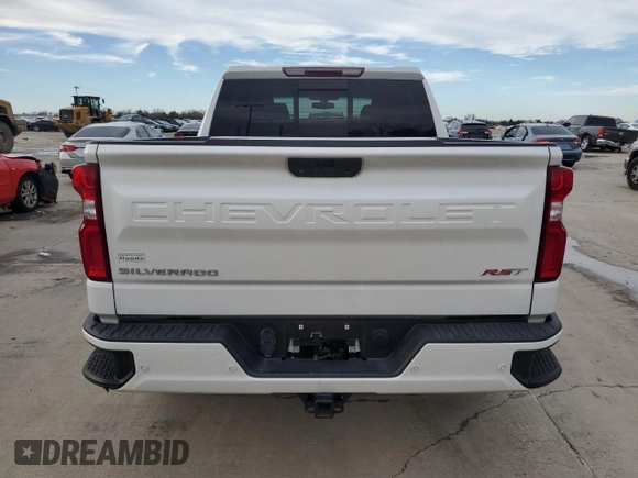 2021 Chevrolet Silverado 1500 RST with VIN 3GCPWDED5MG154964, listed as a Copart auction lot 43140085 with 0 mi miles and Salvage Title. Bid and sale history available at carsss.com. Image 6.