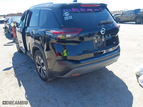 2021 Nissan Rogue SV with VIN 5N1AT3BA9MC735403, listed as a IAAI auction lot 41841647 with 84,974 mi miles. Bid and sale history available at carsss.com. Image 3.