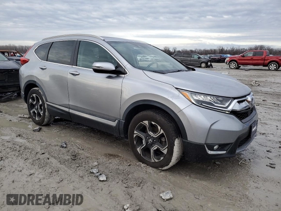 2019 Honda CR-V Touring with VIN JHLRW2H9XKX000749, listed as a Copart auction lot 45357965 with 55,523 mi miles and Salvage Title. Bid and sale history available at carsss.com. Image 4.