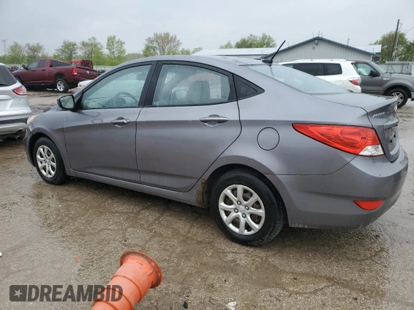 2014 Hyundai Accent GLS with VIN KMHCT4AE2EU649753, listed as a Copart auction lot 55332565 with 100,215 mi miles and Clean Title. Bid and sale history available at carsss.com. Image 2.