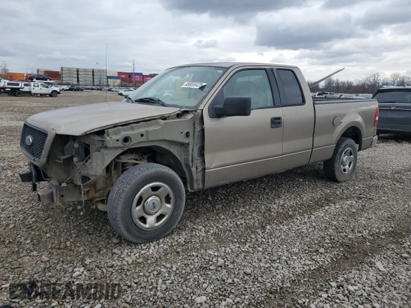 2005 Ford F-150 XLT with VIN 1FTPX12535NA41256, listed as a Copart auction lot 48855425 with 178,062 mi miles and Salvage Title. Bid and sale history available at carsss.com. Image 1.
