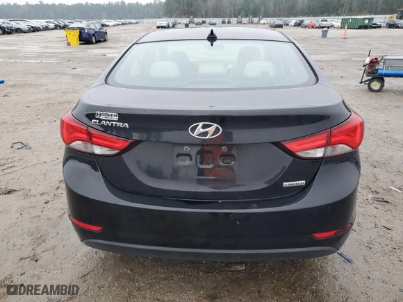2014 Hyundai Elantra Limited with VIN 5NPDH4AE2EH482069, listed as a Copart auction lot 45669655 with 139,673 mi miles and Salvage Title. Bid and sale history available at carsss.com. Image 6.