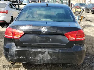 2013 Volkswagen Passat SE w/Sunroof with VIN 1VWBH7A33DC125319, listed as a Copart auction lot 44642515 with 175,704 mi miles and Clean Title. Bid and sale history available at carsss.com. Image 6.
