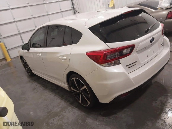 2022 Subaru Impreza Sport with VIN 4S3GTAM60N3728269, listed as a IAAI auction lot 41486297 with 36,293 mi miles. Bid and sale history available at carsss.com. Image 3.