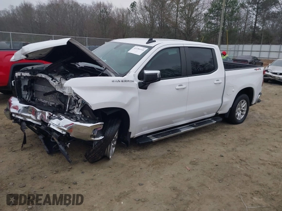 2021 Chevrolet Silverado 1500 LT with VIN 3GCUYDET7MG349971, listed as a IAAI auction lot 41186168 with 48,335 mi miles. Bid and sale history available at carsss.com. Image 19.