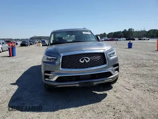 2020 Infiniti QX80 LUXE with VIN JN8AZ2NE0L9252099, listed as a Copart auction lot 48903275 with 88,500 mi miles and Salvage Title. Bid and sale history available at carsss.com. Image 12.