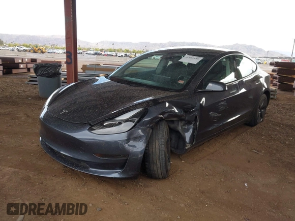 2023 Tesla Model 3 with VIN 5YJ3E1EA6PF655510, listed as a IAAI auction lot 41948480 with 27,179 mi miles and . Bid and sale history available at carsss.com. Image 16.