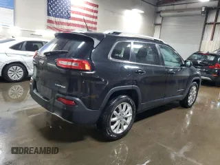 2014 Jeep Cherokee Limited with VIN 1C4PJMDS1EW266615, listed as a Copart auction lot 51103455 with 84,557 mi miles and Salvage Title. Bid and sale history available at carsss.com. Image 3.
