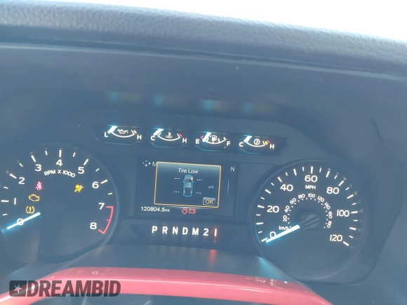 2018 Ford F-150 XL with VIN 1FTMF1CB2JKC47707, listed as a IAAI auction lot 41231081 with 120,804 mi miles. Bid and sale history available at carsss.com. Image 7.