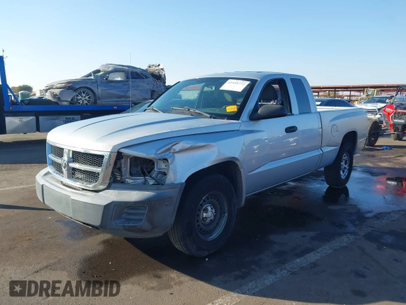 2008 Dodge Dakota ST with VIN 1D7HE22KX8S626188, listed as a IAAI auction lot 41454772 with 215,297 mi miles and . Bid and sale history available at carsss.com. Image 17.