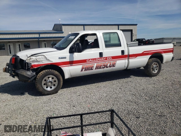 2005 Ford F-250 XL with VIN 1FTSW21535EC49075, listed as a Copart auction lot 49804265 with 31,506 mi miles and Salvage title. Bid and sale history available at DreamBid. Image 1.