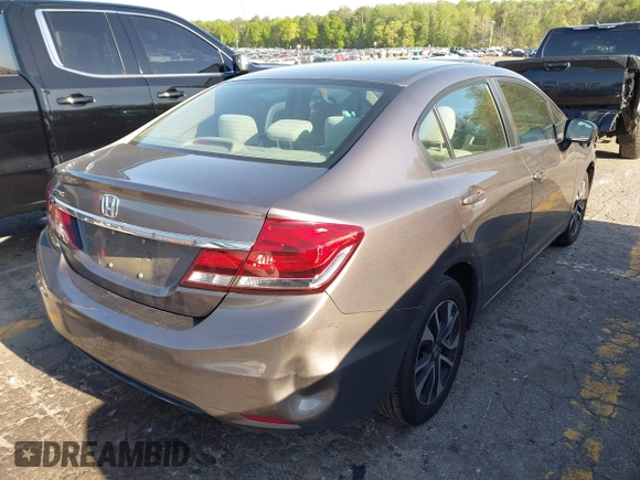 2014 Honda Civic Sedan EX with VIN 19XFB2F80EE022611, listed as a IAAI auction lot 41988944 with 108,807 mi miles. Bid and sale history available at carsss.com. Image 4.