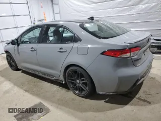 2022 Toyota Corolla SE with VIN 5YFS4MCE9NP115141, listed as a Copart auction lot 47592015 with 26,835 mi miles and Salvage Title. Bid and sale history available at DreamBid. Image 2.