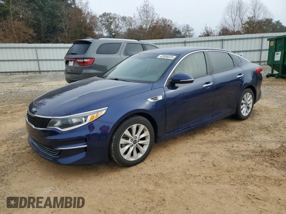 2017 Kia Optima LX with VIN 5XXGT4L36HG168366, listed as a Copart auction lot 42856025 with 96,932 mi miles and Salvage Title. Bid and sale history available at carsss.com. Image 1.