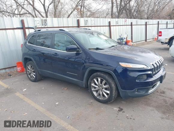 2014 Jeep Cherokee Limited z VIN 1C4PJLDB8EW212657, wystawiony jako IAAI lot #41132319 z przebiegiem 117 754 mil mil oraz . Historia ofert i sprzedaży dostępna na DreamBid. Obrazek 1.