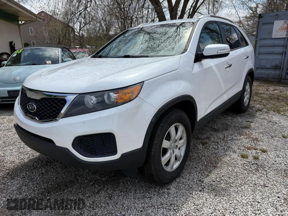 2013 Kia Sorento LX with VIN 5XYKT4A27DG420670, listed as a Copart auction lot 54378555 with 171,229 mi miles and Clean Title. Bid and sale history available at carsss.com. Image 2.