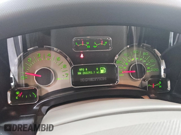 2010 Ford Expedition Max Limited with VIN 1FMJK1K58AEB58535, listed as a Copart auction lot 45560765 with 260,293 mi miles and Clean Title. Bid and sale history available at DreamBid. Image 9.