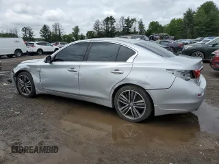 2015 Infiniti Q50 with VIN JN1BV7AR7FM398120, listed as a Copart auction lot 58540555 with 122,864 mi miles and Salvage title. Bid and sale history available at DreamBid. Image 2.