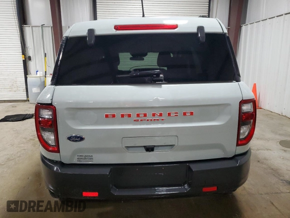 2022 Ford Bronco Sport Big Bend z VIN 3FMCR9B62NRE31886, wystawiony jako Copart lot #58951305 z przebiegiem 25 324 mil mil oraz Szkoda całkowita • Salvage title. Historia ofert i sprzedaży dostępna na DreamBid. Obrazek 6.