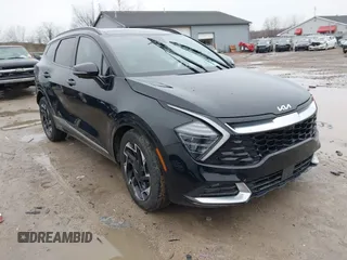 2023 Kia Sportage SX-Prestige with VIN 5XYK53AF7PG086989, listed as a IAAI auction lot 41938657 with 43,255 mi miles and . Bid and sale history available at DreamBid. Image 1.