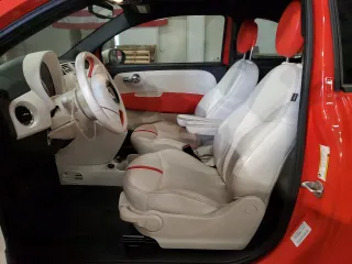 2015 FIAT 500e with VIN 3C3CFFGEXFT522943, listed as a Copart auction lot 87926465 with 19,544 mi miles and Salvage Title. Bid and sale history available at carsss.com. Image 7.