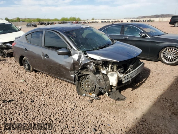 2019 Nissan Versa SV with VIN 3N1CN7AP5KL874372, listed as a Copart auction lot 57819925 with 43,937 mi miles and Salvage title. Bid and sale history available at DreamBid. Image 4.