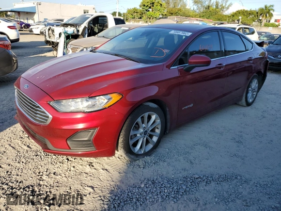 2019 Ford Fusion Hybrid SE with VIN 3FA6P0LU5KR147783, listed as a Copart auction lot 70667962 with 60,034 mi miles. Bid and sale history available at carsss.com. Image 1.