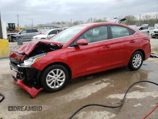 2022 Hyundai Accent SE with VIN 3KPC24A67NE187575, listed as a Copart auction lot 52248755 with 24,577 mi miles and Salvage title. Bid and sale history available at DreamBid. Image 1.