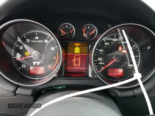 2008 Audi TT 3.2L with VIN TRUDD38J981023227, listed as a Copart auction lot 81198074 with 81,465 mi miles and Salvage Title. Bid and sale history available at carsss.com. Image 9.