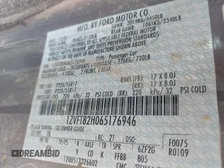 2006 Ford Mustang GT Deluxe с VIN 1ZVFT82H065176946, выставлен на аукционе IAAI как лот 42472942 с пробегом 157 711 миль миль и . История ставок и продаж доступна на DreamBid. Изображение 9.