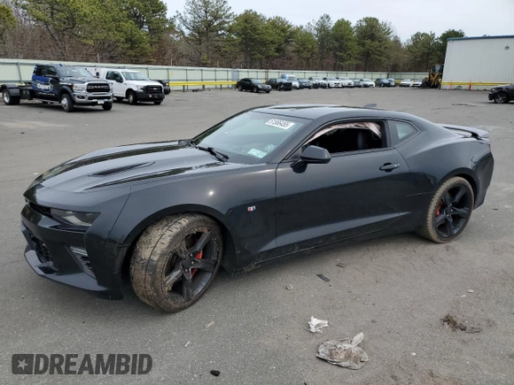 2018 Chevrolet Camaro 2SS z VIN 1G1FH1R72J0174042, wystawiony jako Copart lot #51566455 z przebiegiem 89 022 mil mil oraz Szkody całkowita. Historia ofert i sprzedaży dostępna na DreamBid. Obrazek 1.