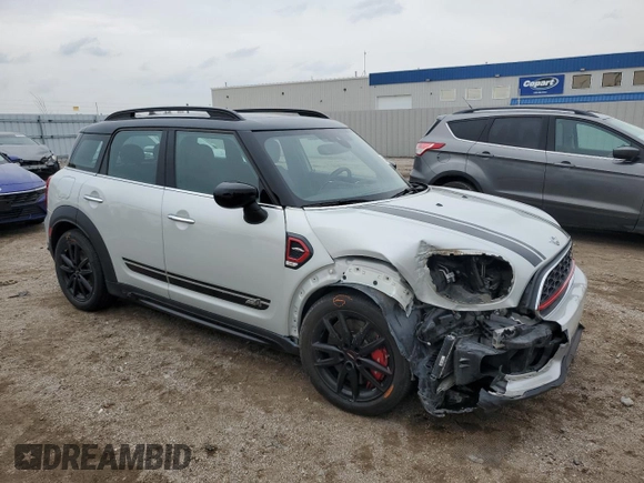 2022 MINI Countryman John Cooper Works with VIN WMZ33BS00N3N91322, listed as a Copart auction lot 59467765 with 43,726 mi miles and Salvage title. Bid and sale history available at DreamBid. Image 4.