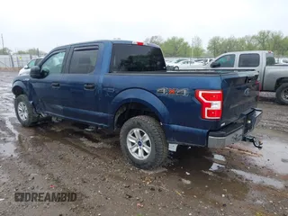 2018 Ford F-150 XL with VIN 1FTEW1E57JFD02530, listed as a IAAI auction lot 42152385 with 81,230 mi miles and . Bid and sale history available at DreamBid. Image 3.