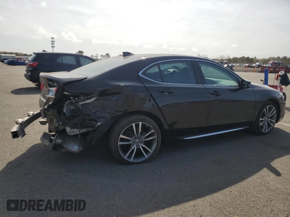 2020 Acura TLX w/Technology Pkg with VIN 19UUB3F48LA002540, listed as a Copart auction lot 48631235 with 70,326 mi miles and Salvage Title. Bid and sale history available at carsss.com. Image 3.