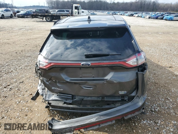 2015 Ford Edge SEL with VIN 2FMTK4J90FBC08832, listed as a Copart auction lot 45134645 with 120,526 mi miles and Salvage Title. Bid and sale history available at carsss.com. Image 6.