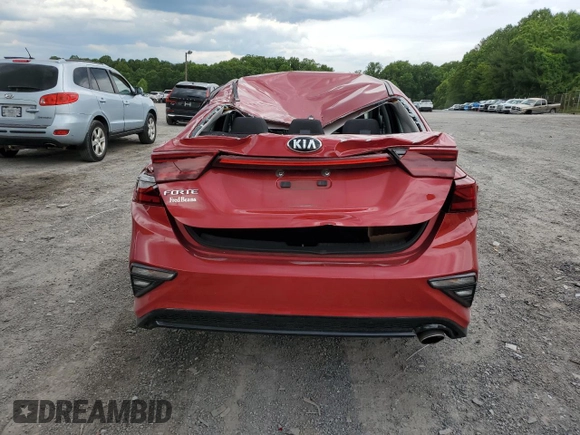 2019 Kia Forte LXS with VIN 3KPF24AD1KE059890, listed as a Copart auction lot 58013165 with 64,748 mi miles and Salvage title. Bid and sale history available at DreamBid. Image 6.