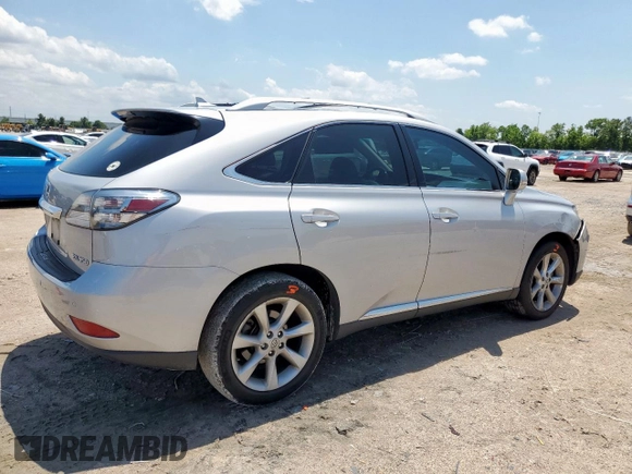 2010 Lexus RX 350 z VIN 2T2ZK1BA9AC033899, wystawiony jako Copart lot #60097375 z przebiegiem 58 397 mil mil oraz Szkoda całkowita • Salvage title. Historia ofert i sprzedaży dostępna na DreamBid. Obrazek 3.