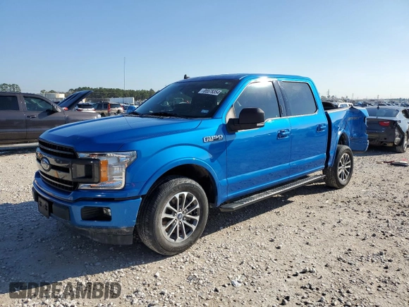 2019 Ford F-150 XL with VIN 1FTEW1C47KKE60384, listed as a Copart auction lot 85578354 with 89,625 mi miles and Salvage Title. Bid and sale history available at DreamBid. Image 1.